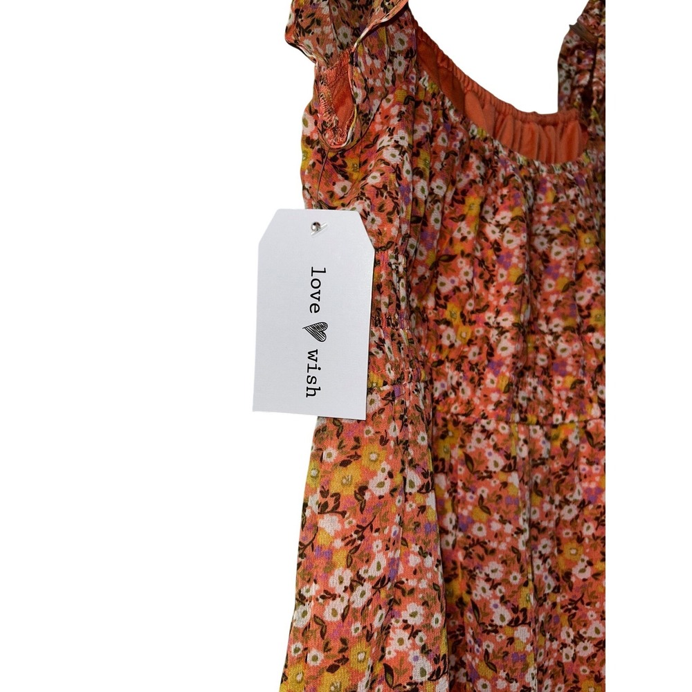Women's Maxi Floral Love Wish Dress Large - Picture 3 of 8